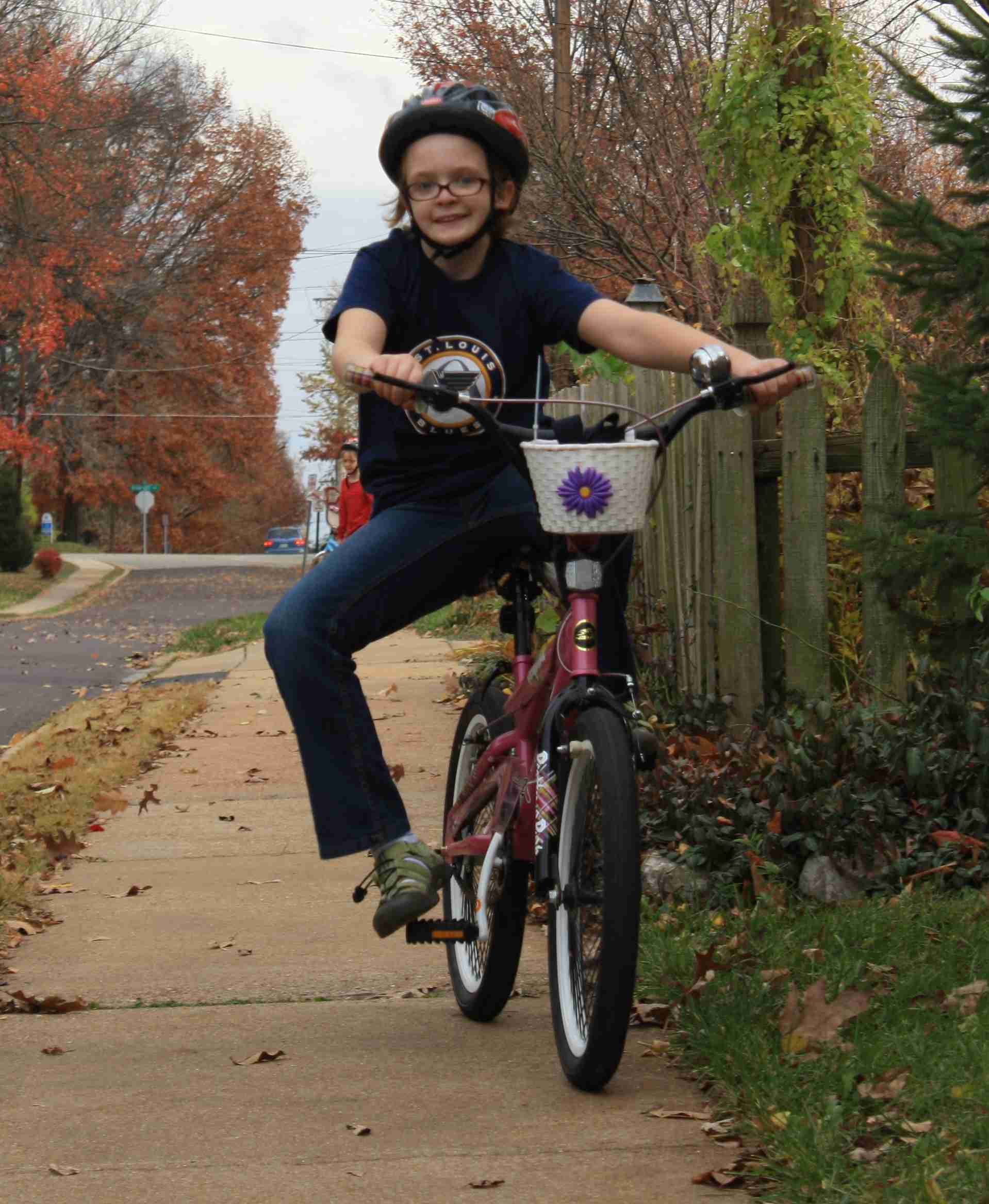 2012-11-11 Jane on a bike.jpg
